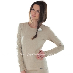 Женская термофутболка с длинным рукавом KEY Hot Touch LVD 729 1 BE бежевая