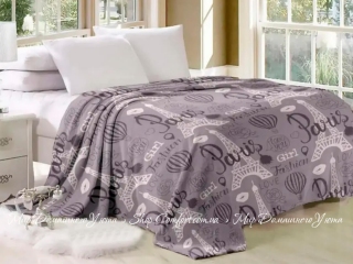 Мягкий плед-покрывало Sofia СПЛ-066 200х215 микрофибра